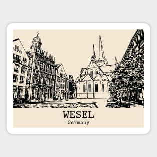 Wesel - Germany Magnet